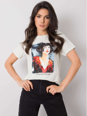 T-shirt-PM-TS-SS21TX04.31-mietowy 2