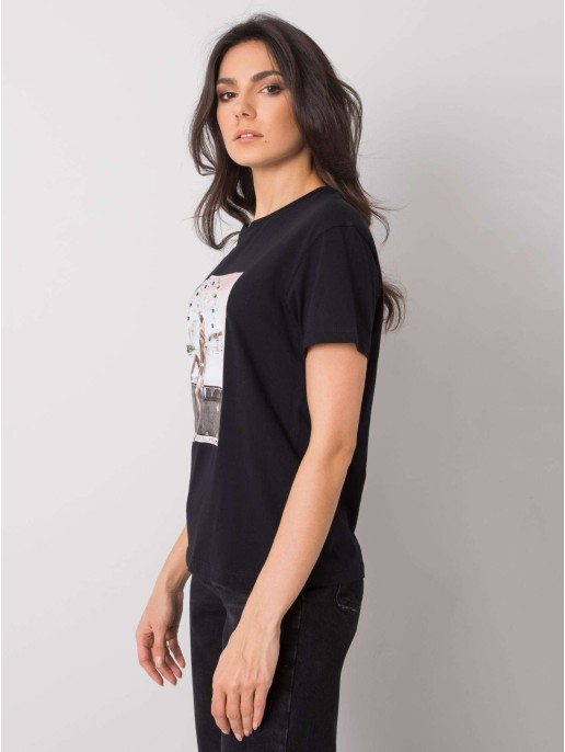 T-shirt-PM-TS-SS21TX41.20-czarny T-shirt-PM-TS-SS21TX41.20-czarny