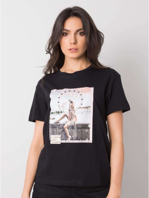 T-shirt-PM-TS-SS21TX41.20-czarny T-shirt-PM-TS-SS21TX41.20-czarny