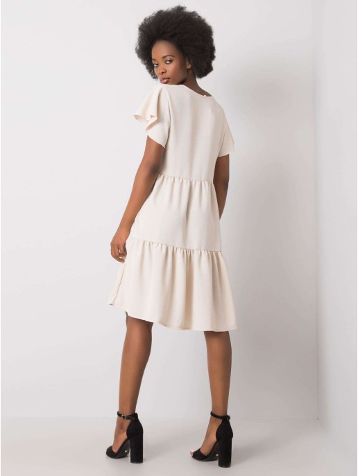 Suknelė-WN-SK-842.01P-šviesiai smėlio spalvos Suknelė-WN-SK-842.01P-šviesiai smėlio spalvos