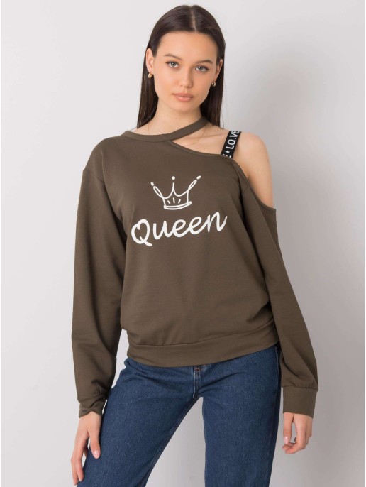 Bluzka-FA-BZ-6425.43P-khaki Bluzka-FA-BZ-6425.43P-khaki