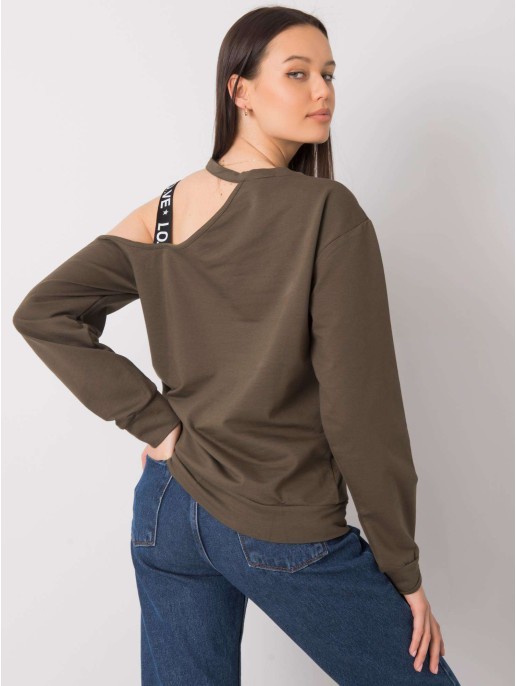 Bluzka-FA-BZ-6425.43P-khaki Bluzka-FA-BZ-6425.43P-khaki