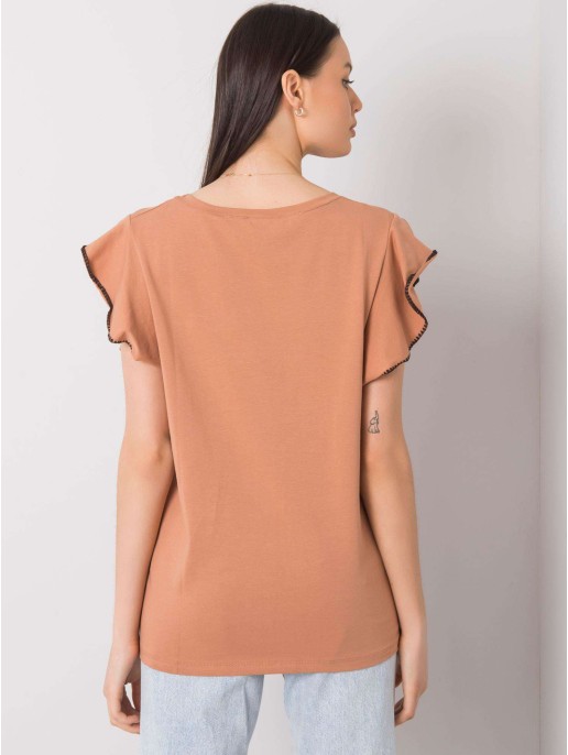 Bluzka-FA-BZ-7063.53P-camelowy Bluzka-FA-BZ-7063.53P-camelowy