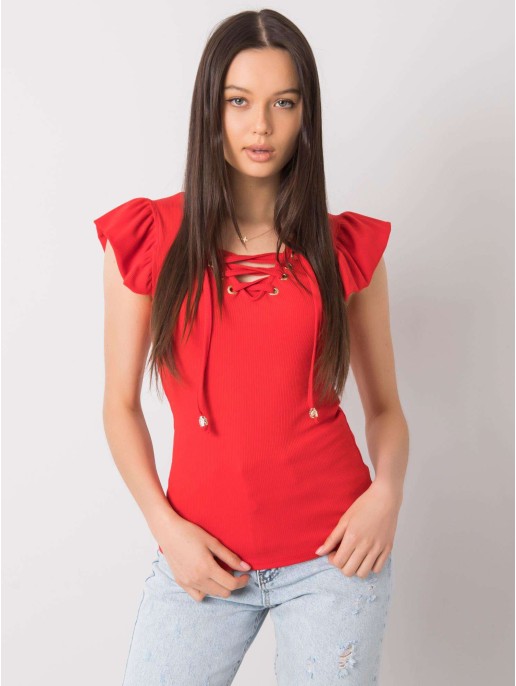 Bluzka-DHJ-BZ-13301.34P-czerwony Bluzka-DHJ-BZ-13301.34P-czerwony