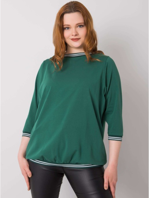 Bluzka-RV-BZ-6640.86-ciemny zielony Bluzka-RV-BZ-6640.86-ciemny zielony