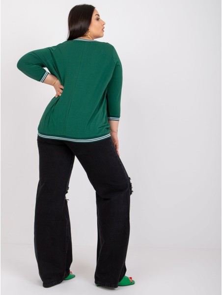 Bluzka-RV-BZ-6640.86-ciemny zielony