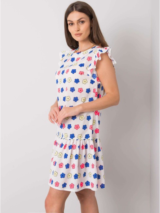 Sukienka-LK-SK-506950.02P-biało-niebieski Sukienka-LK-SK-506950.02P-biało-niebieski