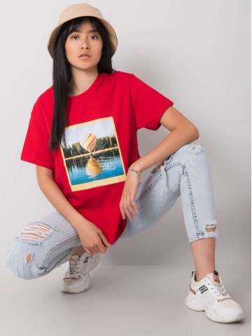 T-shirt-PM-TS-SS21CA82.16-czerwony