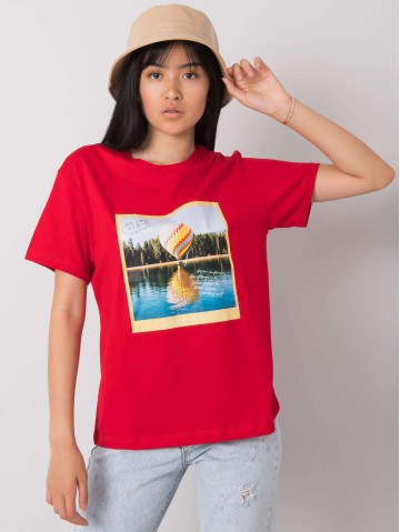 T-shirt-PM-TS-SS21CA82.16-czerwony 2