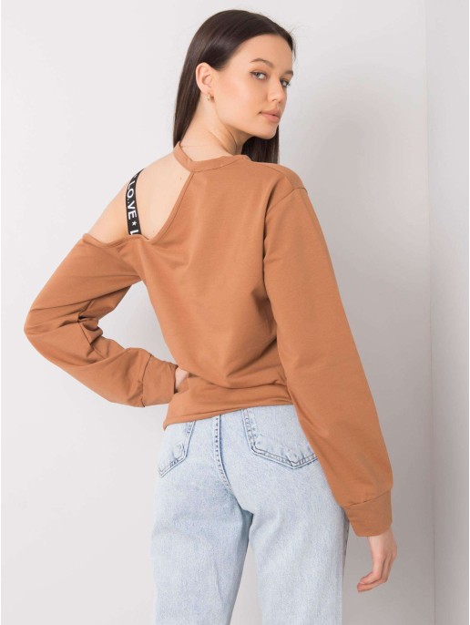Bluzka-FA-BZ-6425.43P-camelowy Bluzka-FA-BZ-6425.43P-camelowy