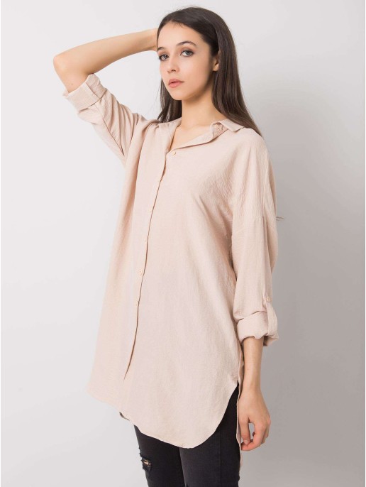 Koszula-328-KS-4058.83-beżowy Koszula-328-KS-4058.83-beżowy