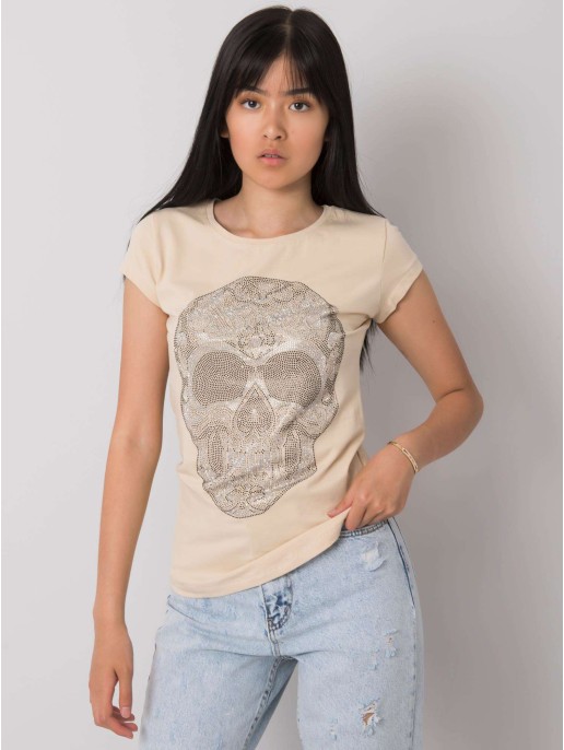 T-shirt-EM-TS-ES-21-532.18-beżowy T-shirt-EM-TS-ES-21-532.18-beżowy