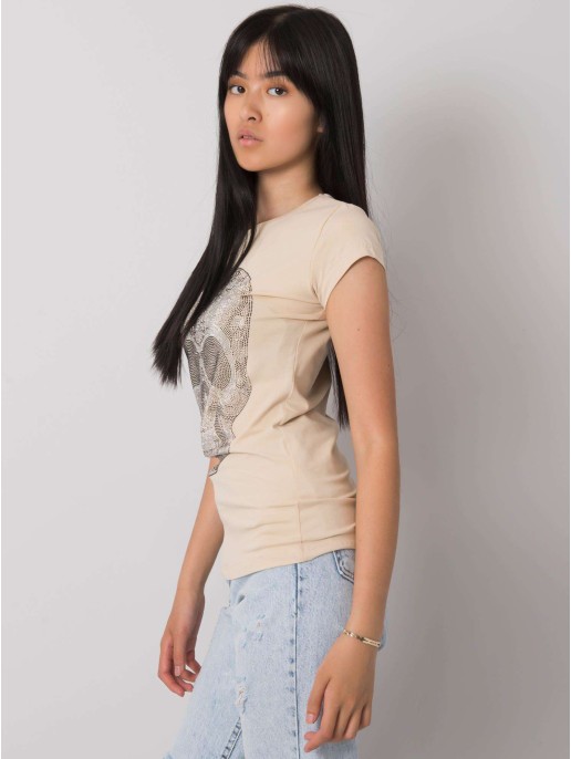T-shirt-EM-TS-ES-21-532.18-beżowy T-shirt-EM-TS-ES-21-532.18-beżowy