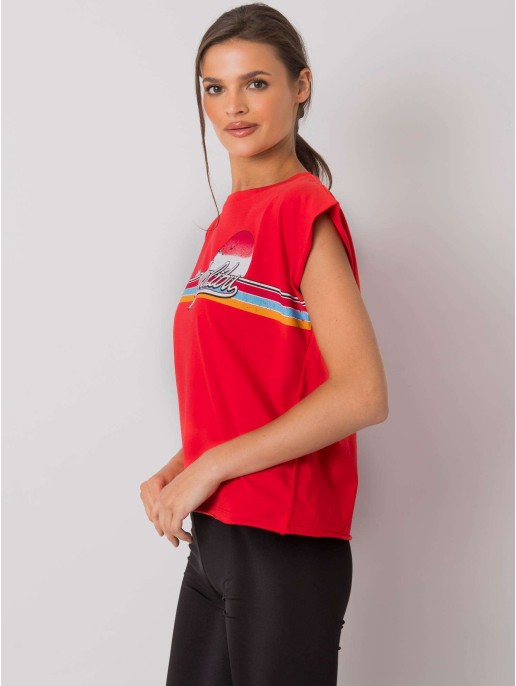 Bluzka-FA-BZ-7139.73P-czerwony Bluzka-FA-BZ-7139.73P-czerwony