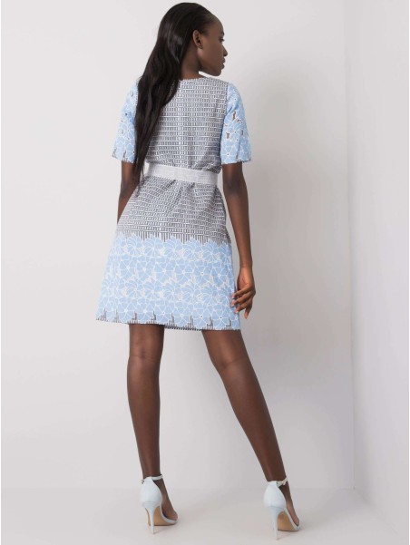 Suknelė-LK-SK-506836-2.13P-šviesiai mėlyna