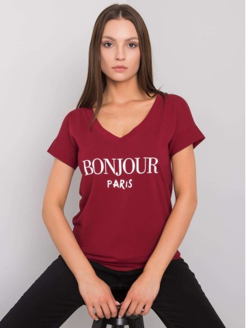 T-shirt-FA-TS-7161.32P-bordowy