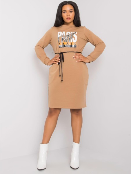 Sukienka-LK-SK-508299.30-camelowy