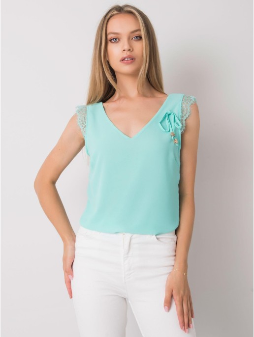 Top-DHJ-TP-13317.25P-mietowy Top-DHJ-TP-13317.25P-mietowy