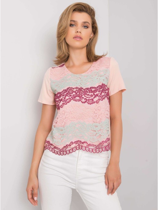 Bluzka-LK-BZ-506276.07P-brzoskwiniowy Bluzka-LK-BZ-506276.07P-brzoskwiniowy