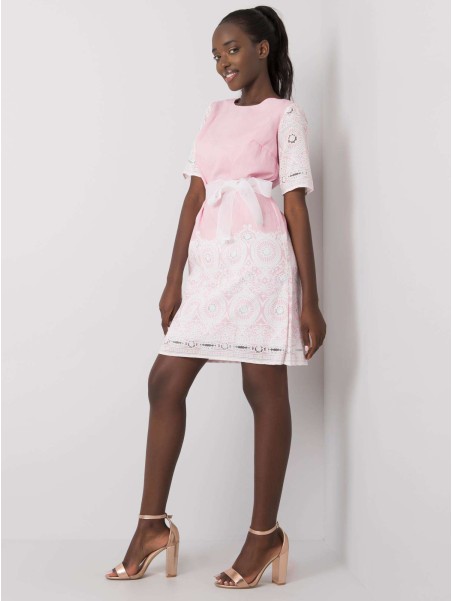 Sukienka-LK-SK-506836-1.74P-biało-różowy