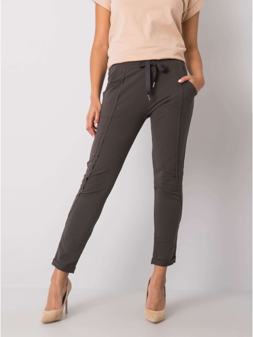 Spodnie dresowe-RV-DR-6437.18-ciemny khaki Spodnie dresowe-RV-DR-6437.18-ciemny khaki