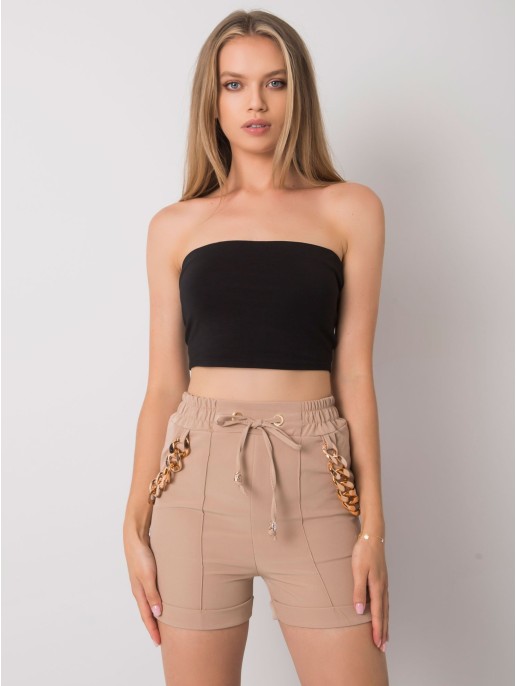 Szorty-DHJ-SN-13260.38P-beżowy Szorty-DHJ-SN-13260.38P-beżowy