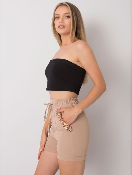 Szorty-DHJ-SN-13260.38P-beżowy