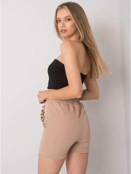 Szorty-DHJ-SN-13260.38P-beżowy