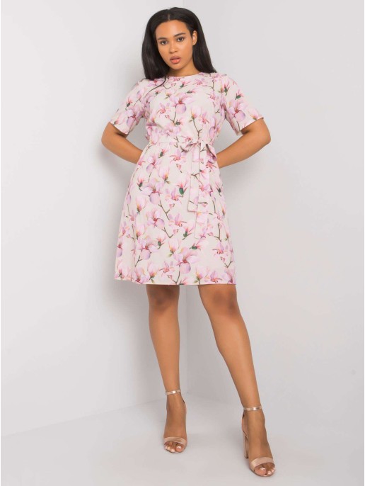 Sukienka-LK-SK-507646-2.29-jasny beżowy Sukienka-LK-SK-507646-2.29-jasny beżowy