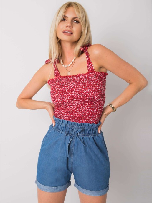 Szorty-RO-SN-2512.44P-ciemny niebieski Szorty-RO-SN-2512.44P-ciemny niebieski