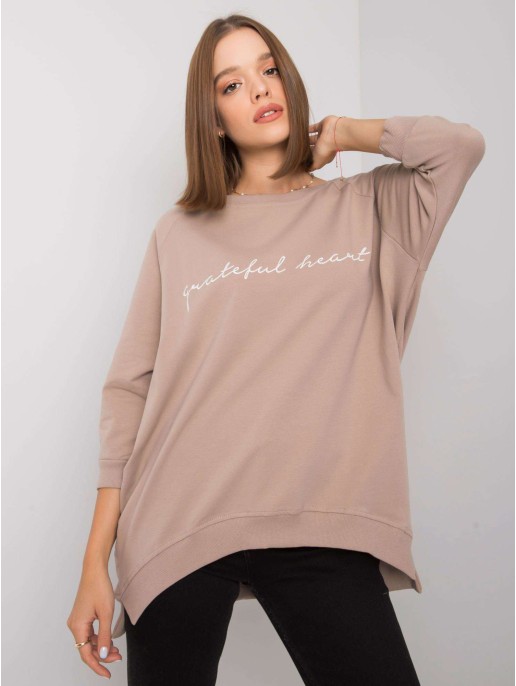 Džemperis-RV-BL-6933.54-tamsiai smėlio spalvos Džemperis-RV-BL-6933.54-tamsiai smėlio spalvos