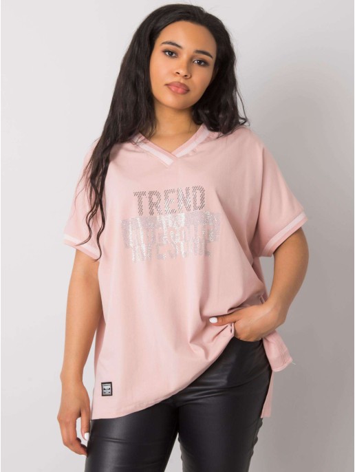 Bluzka-RV-BZ-6496.32P-jasny różowy Bluzka-RV-BZ-6496.32P-jasny różowy