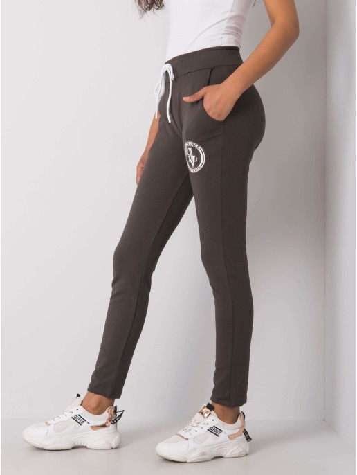 Spodnie dresowe-RV-DR-5405.04X-ciemny khaki Spodnie dresowe-RV-DR-5405.04X-ciemny khaki