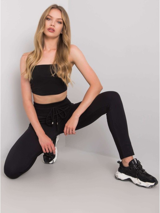 Spodnie dresowe-RV-DR-6713.33P-czarny Spodnie dresowe-RV-DR-6713.33P-czarny