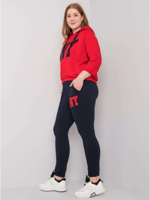 Laisvalaikio kostiumas-RV-KMPL-6918.04-granatowo-czerwony Laisvalaikio kostiumas-RV-KMPL-6918.04-granatowo-czerwony