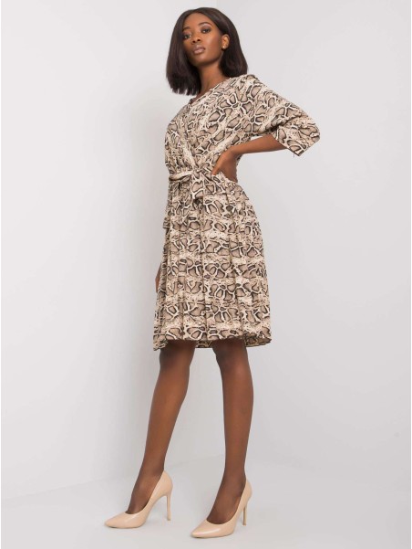 Sukienka-DHJ-SK-11092A-1.91P-czarno-beżowy