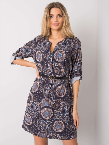 Sukienka-DHJ-SK-12336B.74P-granatowy