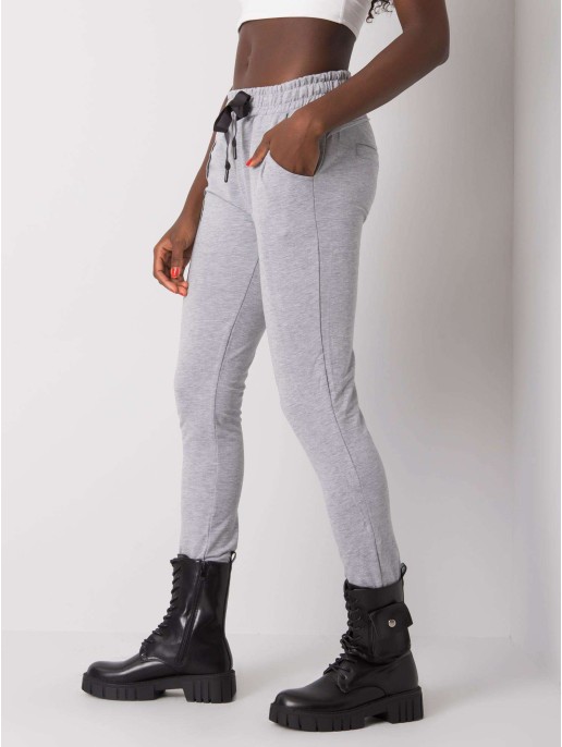 Spodnie dresowe-RV-DR-6437.18-szary Spodnie dresowe-RV-DR-6437.18-szary
