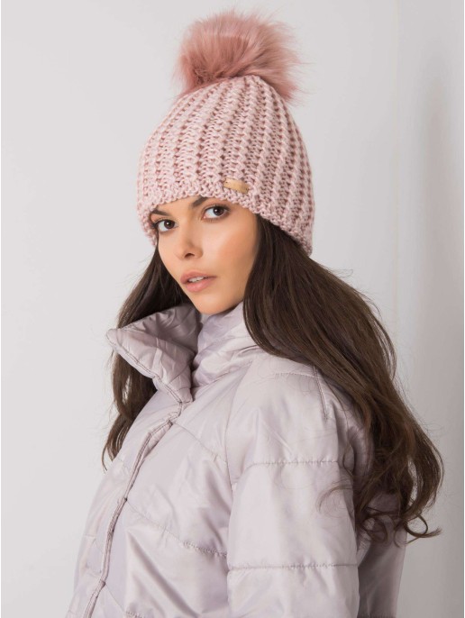 Czapka-JK-CZ-33.17-jasny różowy Czapka-JK-CZ-33.17-jasny różowy