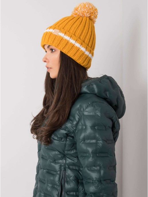 Czapka-JK-CZ-35.92-ciemny żółty Czapka-JK-CZ-35.92-ciemny żółty