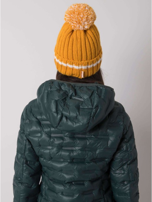 Czapka-JK-CZ-35.92-ciemny żółty Czapka-JK-CZ-35.92-ciemny żółty