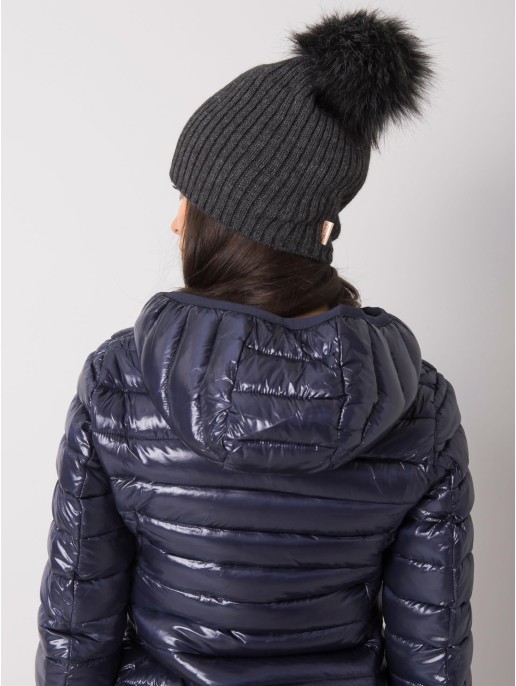 Czapka-JK-CZ-24.30-ciemny szary Czapka-JK-CZ-24.30-ciemny szary