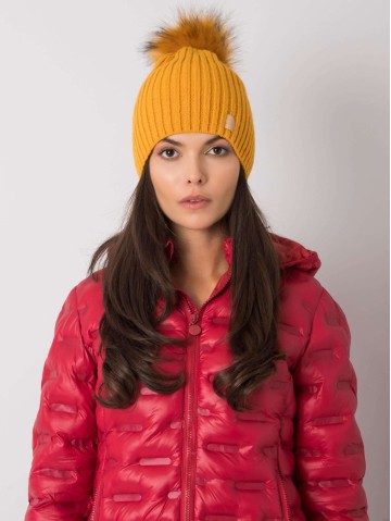 Czapka-JK-CZ-24.30-ciemny żółty