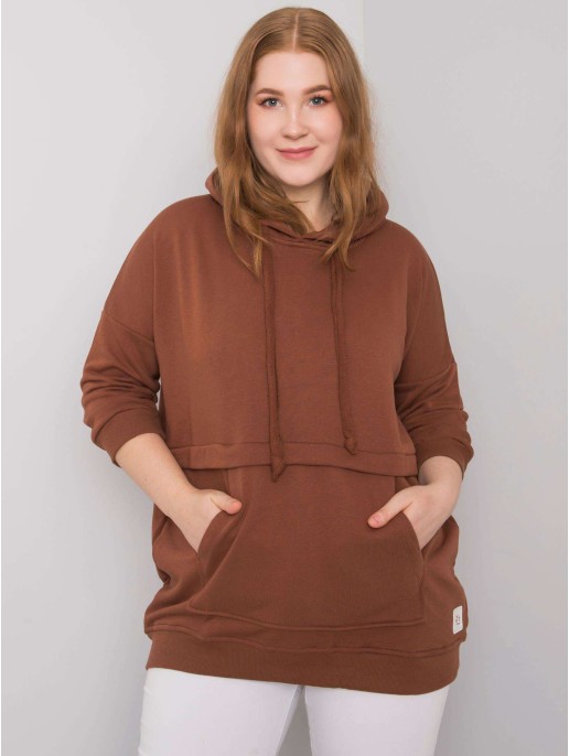 Džemperis-RV-BL-6917.74P-tamsiai rudas Džemperis-RV-BL-6917.74P-tamsiai rudas