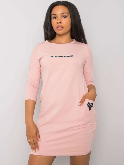 Suknelė-RV-SK-6939.73P-šviesiai rožinė Suknelė-RV-SK-6939.73P-šviesiai rožinė