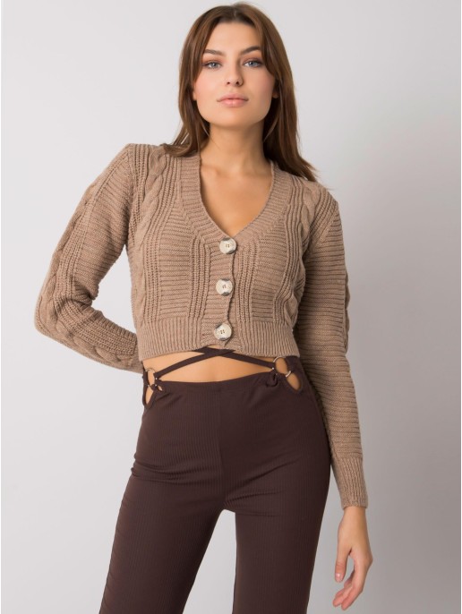 Sweter-LC-SW-A4.40X-ciemny bezowy Sweter-LC-SW-A4.40X-ciemny bezowy