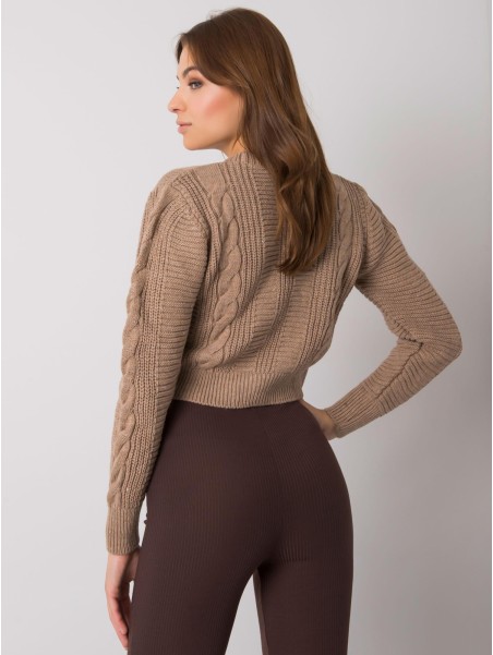 Sweter-LC-SW-A4.40X-ciemny bezowy