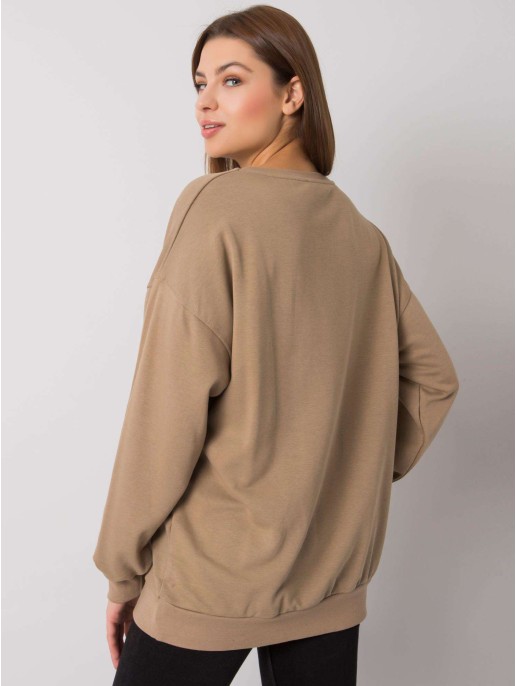Bluza-EM-BL-536/1U.84P-ciemny bezowy Bluza-EM-BL-536/1U.84P-ciemny bezowy