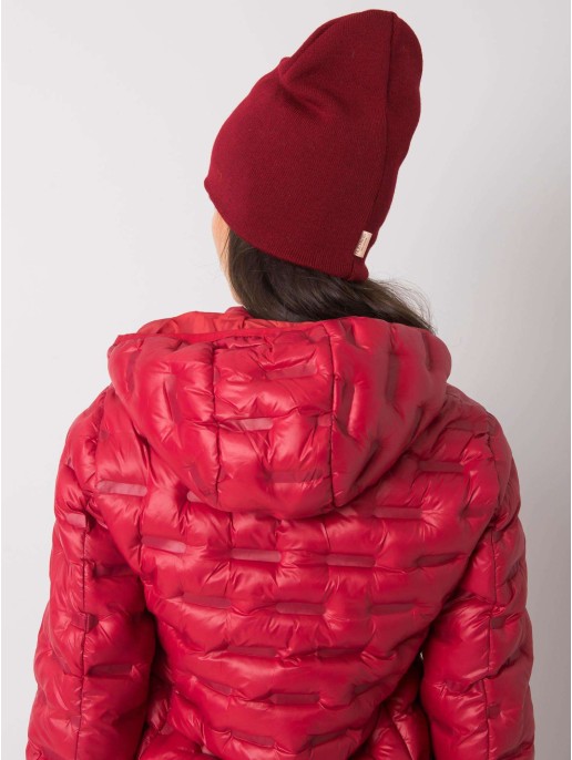 Czapka-JK-CZ-28.12-bordowy Czapka-JK-CZ-28.12-bordowy