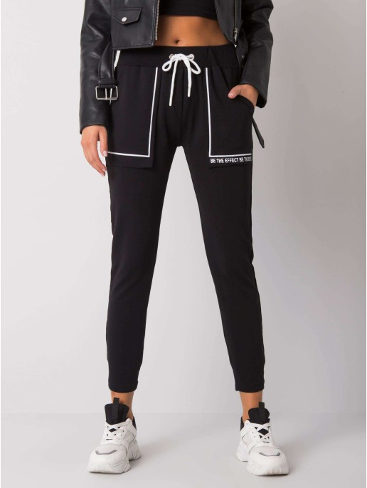 Spodnie dresowe-RV-DR-7035.70-czarny Spodnie dresowe-RV-DR-7035.70-czarny